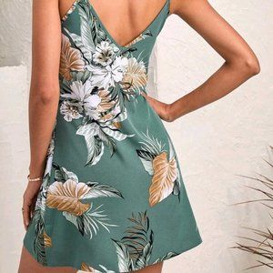 Tropical cami dress